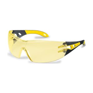 UVEX PHEOS SZEMÜVEG, FEKETE/SÁRGA SZÁR, SÁRGA LENCSE