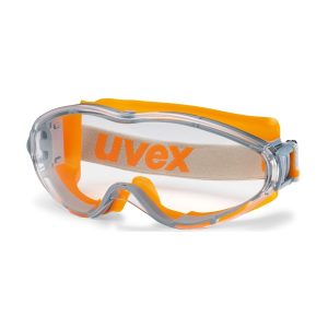 UVEX ULTRASONIC SZEMÜVEG,NARANCS GUMIPÁNTOS,VÍZTISZTA LENCSE