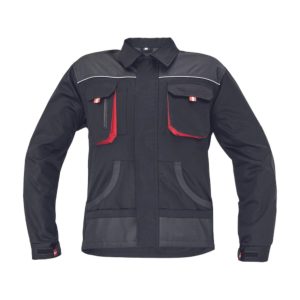 FF HANS kabát – Méret: 64, Szín: Fekete-antracit