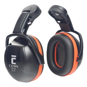 ED 3C fültok sisakhoz narancs