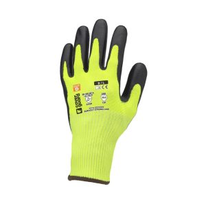 EUROCUT STRONG L440 SÁRGA/FEKETE TDM C LATEX KESZTYŰ – Méret: 9