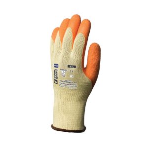 EUROGRIP SÁRGA SZERELŐKESZTYŰ, TENYERÉN LATEX MÁRTÁS – Méret: 11