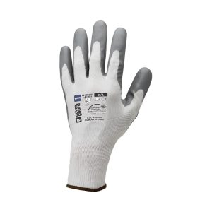 EUROLITE L900 FEHÉR/SZÜRKE LATEX KÖRNYEZETBARÁT KESZTYŰ – Méret: 11