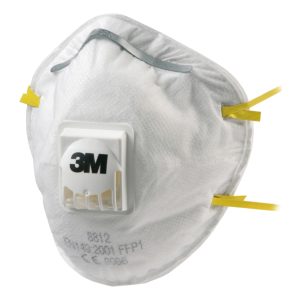 3M 8812 FFP1S RÉSZECSKESZŰRŐ SZELEPES FÉLÁLARC