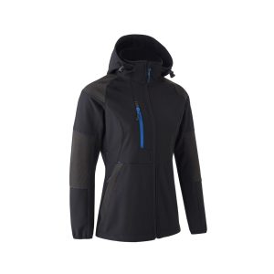 ANTILOPE NŐI SOFTSHELL DZSEKI FEKETE/KÉK – Méret: 2xl