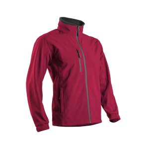 YANG II PIROS FÉRFI SOFTSHELL FELSŐ, YKK CIPZ – Méret: 3xl