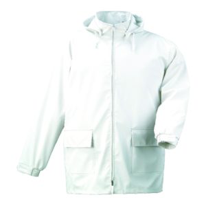 FOOD FEHÉR PU KABÁT – Méret: L