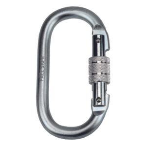 CERVA Ovális karabíner csavaros acél/cink