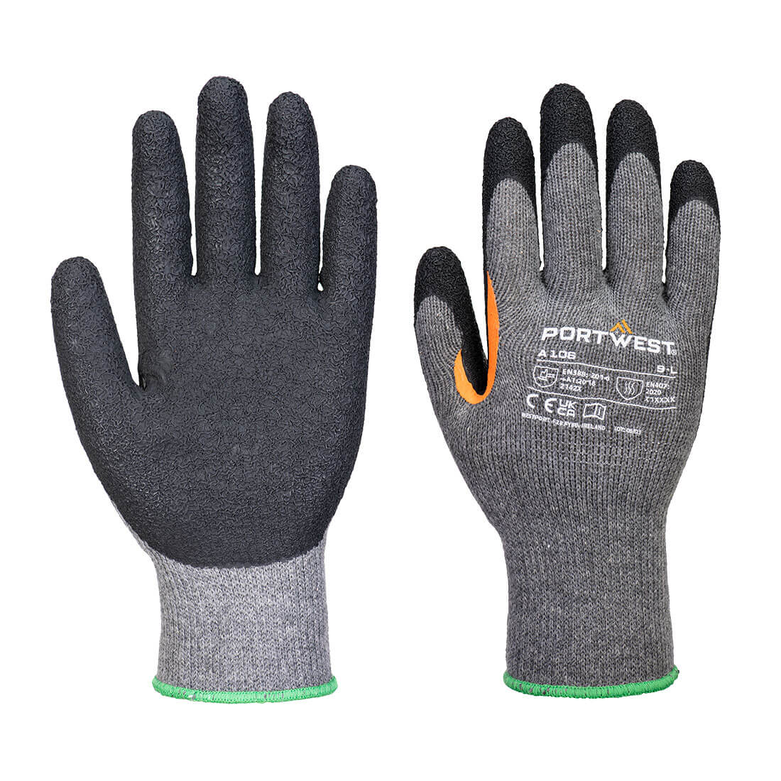 Grip 10 Latex megerősített hüvelykujjas kesztyű (12 pár) – Méret: Xxl