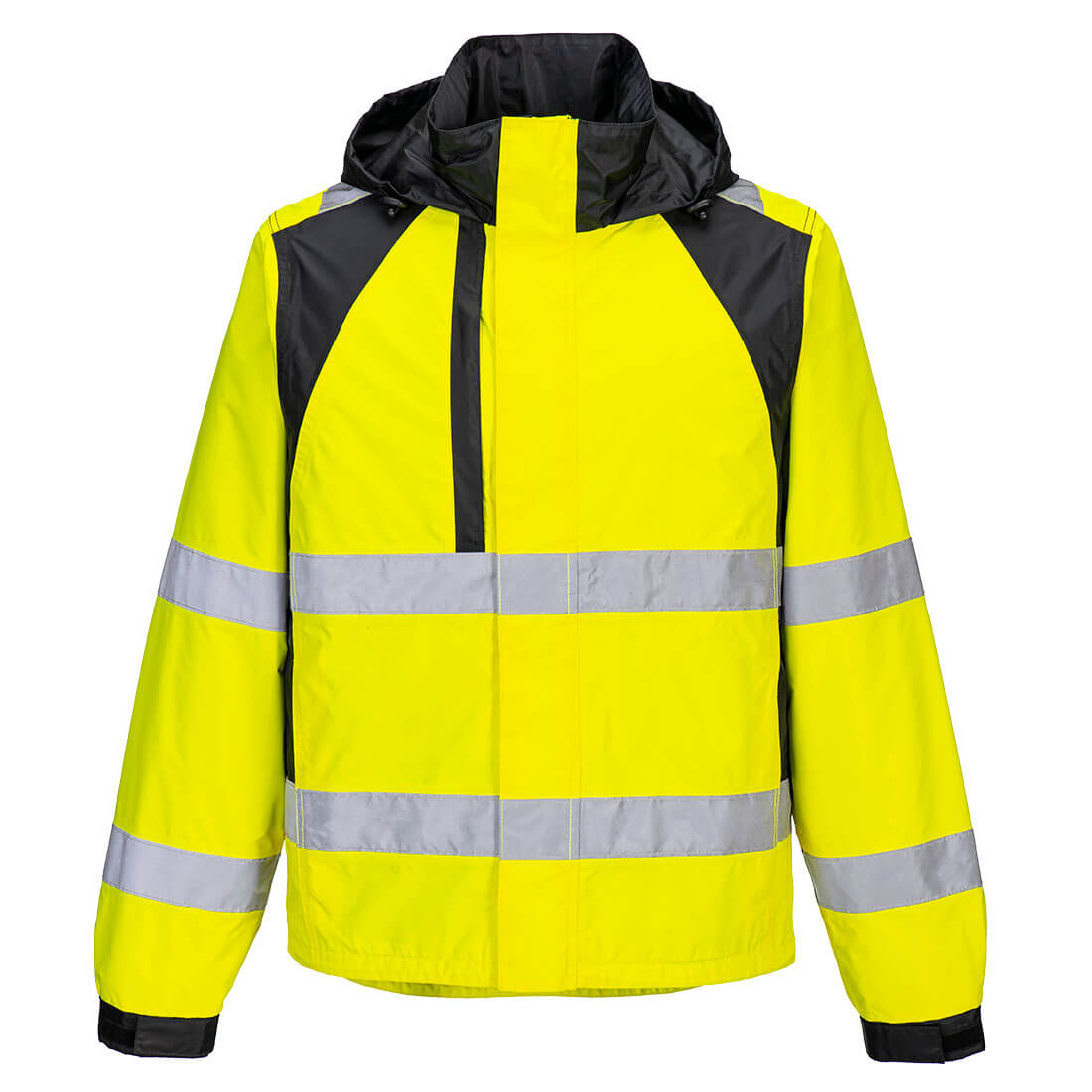 WX2 Eco Hi-Vis esőkabát – Szín: Sarga-fekete, Méret: Xxxl