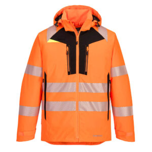 DX4 Hi-Vis Téli kabát – Szín: Narancs-fekete, Méret: Xxxl