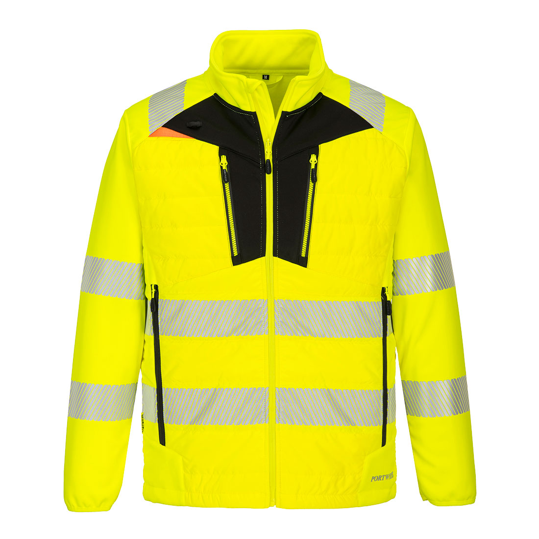 DX4 Hi-Vis Hybrid Baffle kabát – Szín: Sarga-fekete, Méret: Xxxl