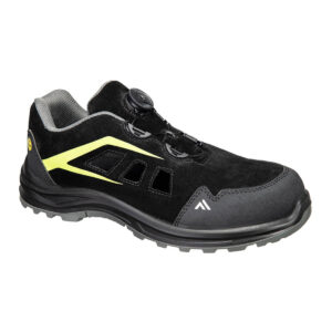 Kompozit szandál S1 ESD SR FO – Szín: Fekete-zold, Méret: 48