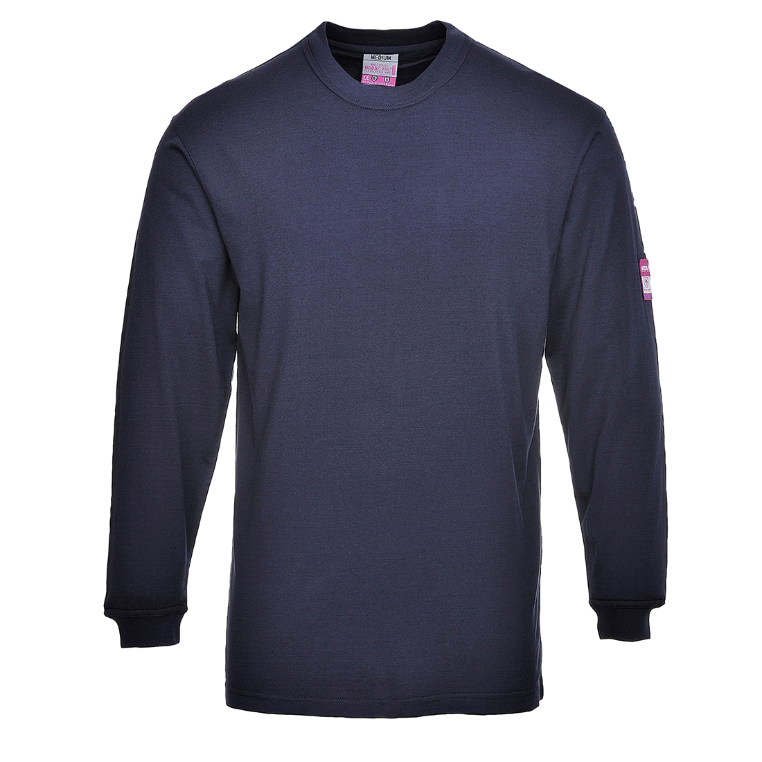 Lángálló antisztatikus hosszú ujjú póló – Szín: Navy, Méret: Xxxl