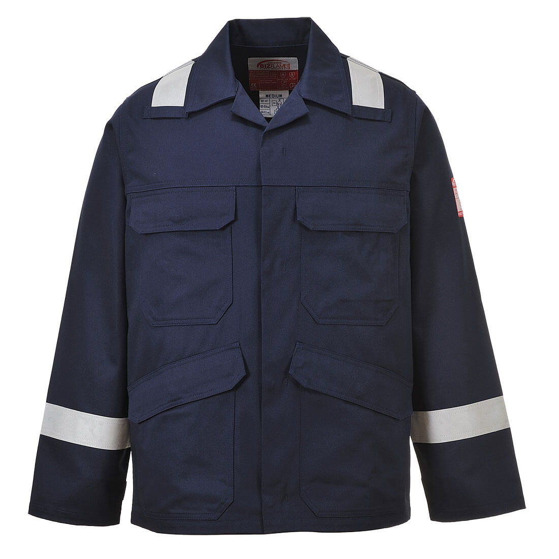 Bizflame Plus kabát – Szín: Navy, Méret: Xxxl