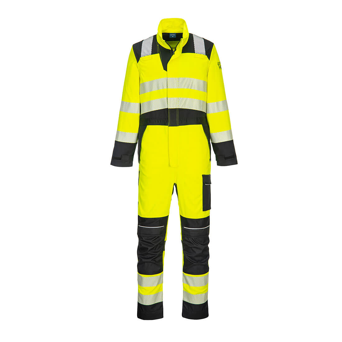 PW3 FR Modaflame Hi-Vis lángálló overál – Szín: Sarga-fekete, Méret: Xxxl
