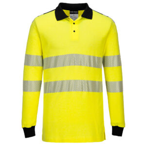 PW3 FR Modaflame Hi-Vis lángálló pólóing – Szín: Sarga-fekete, Méret: Xxxl