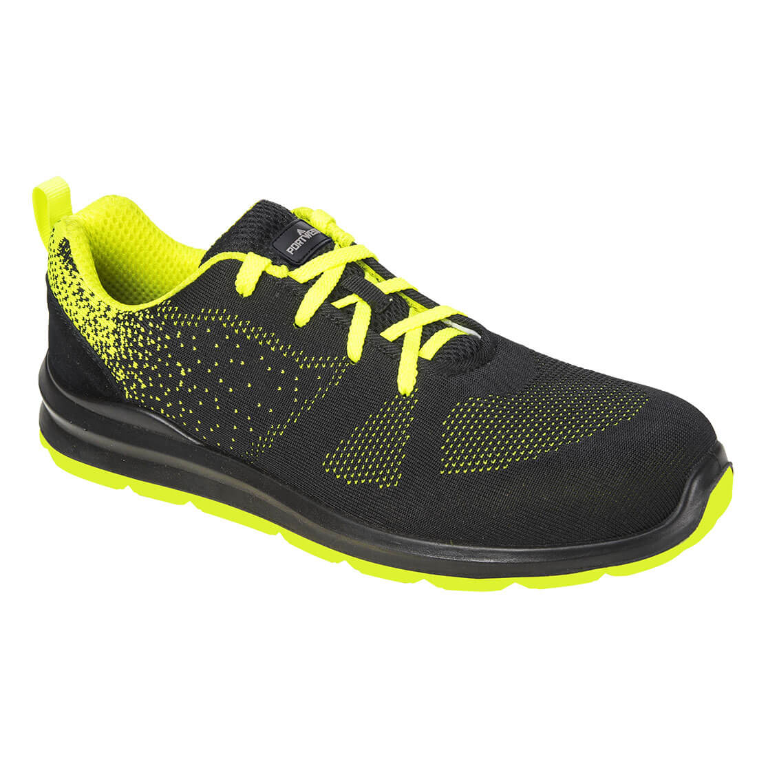 Steelite Aire Trainer S1P – Szín: Fekete-zold, Méret: 48
