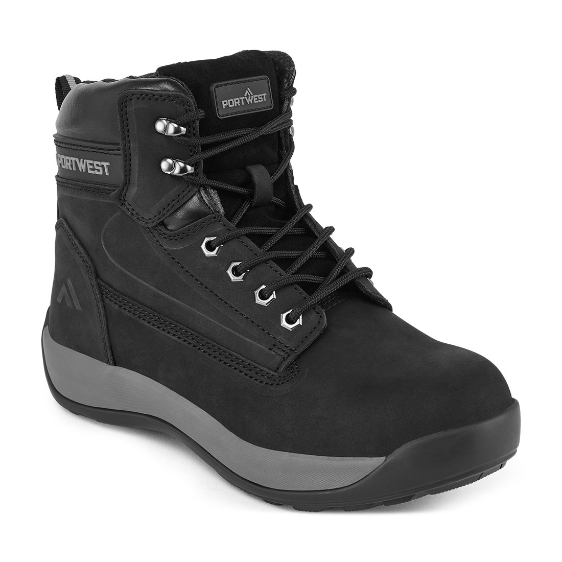 Steelite Constructo Nubuck védőbakancs S3 HRO – Szín: Fekete, Méret: 47
