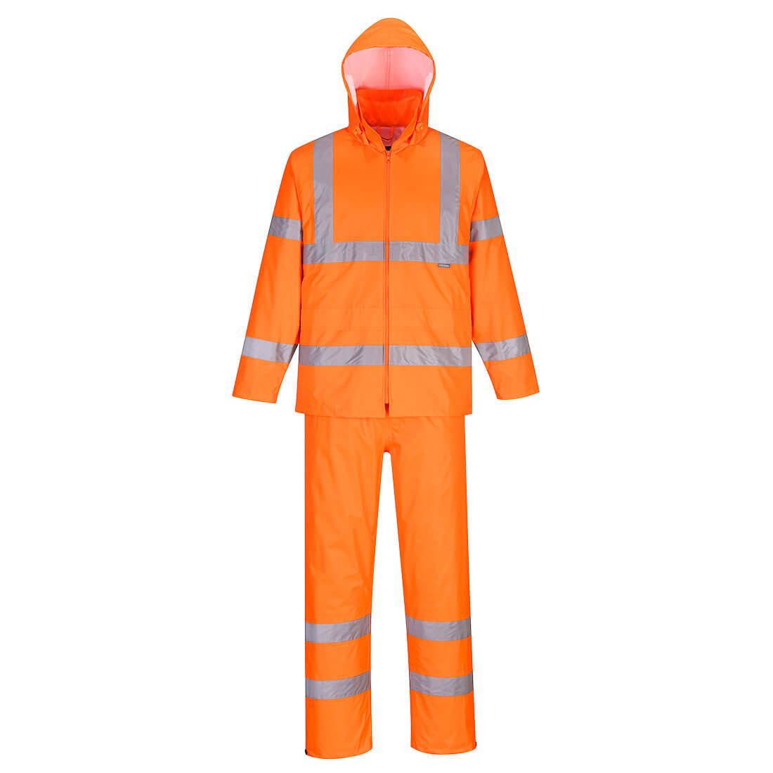 Hi-Vis Packaway esőruha – Szín: Narancs, Méret: Xxxl