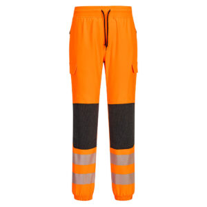 PW3 Hi-Vis Flexi Jogger – Szín: Narancs-fekete, Méret: Xxxl