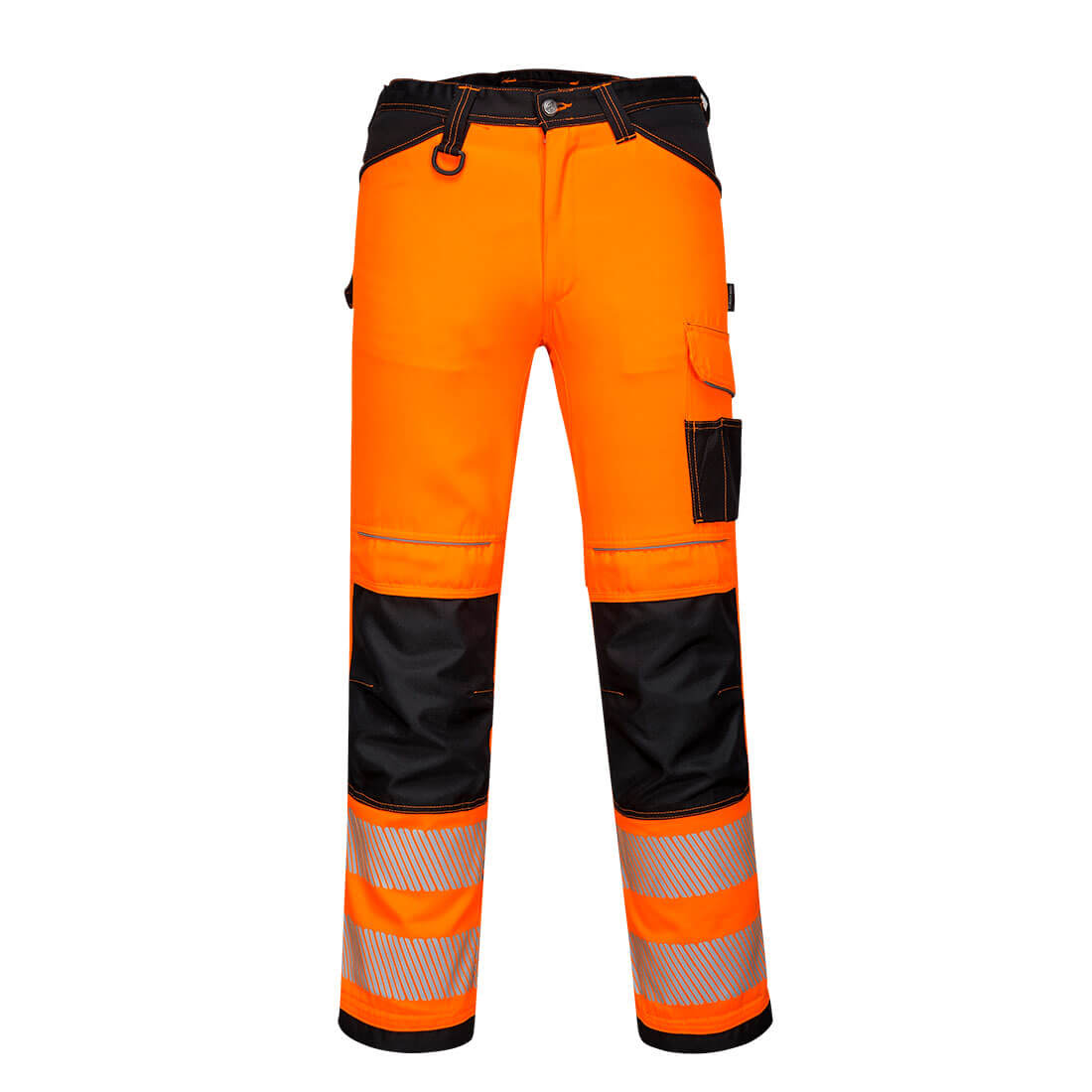 PW3 Hi-Vis könnyű stretch nadrág – Szín: Narancs-fekete, Méret: 48