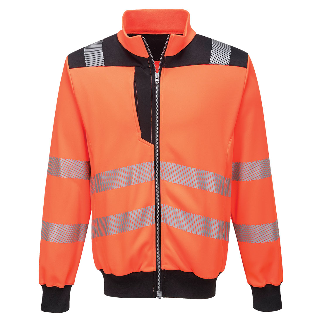 PW3 Hi-Vis pulóver – Szín: Narancs-fekete, Méret: Xxxl