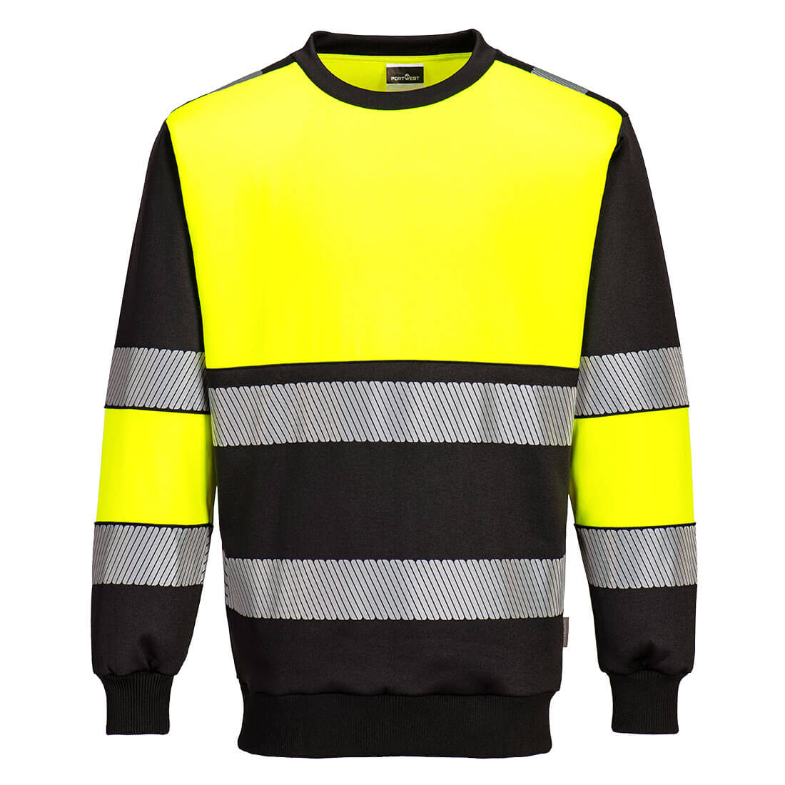 PW3 Hi-Vis Class 1 pulóver – Szín: Sarga-fekete, Méret: Xxxl