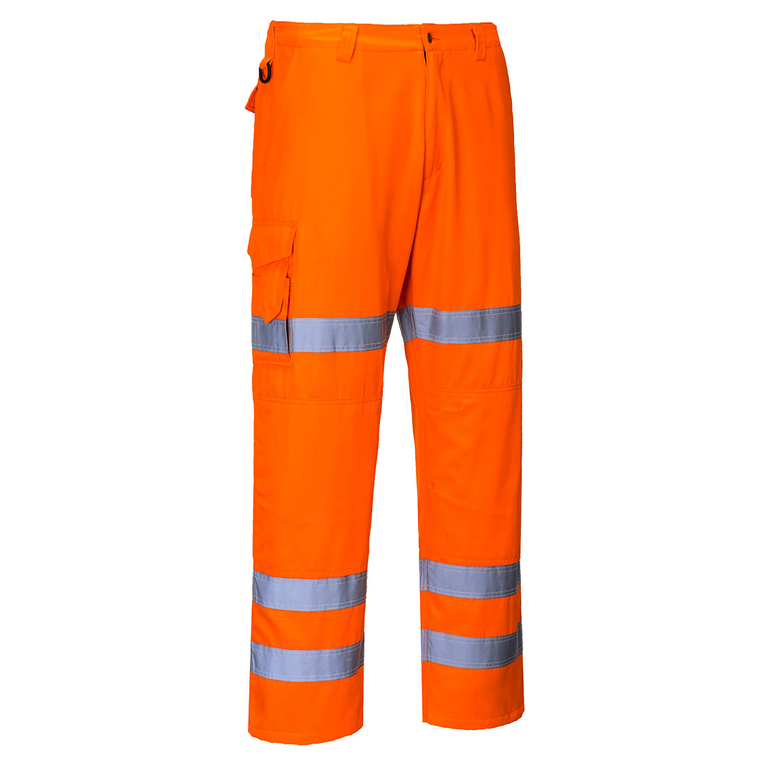 Hi-Vis három sávos Combat nadrág – Szín: Narancs, Méret: Xxxl