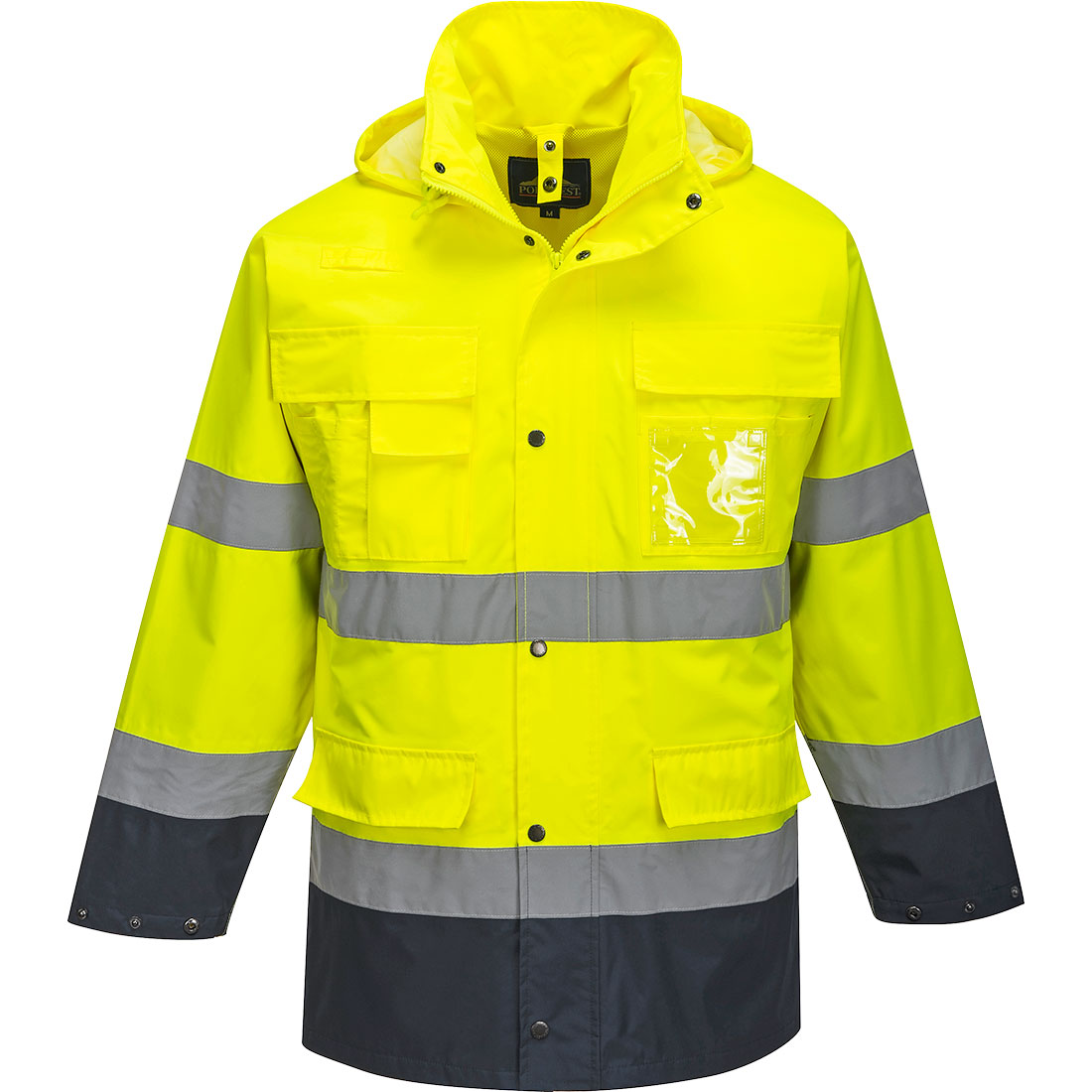 Hi-Vis Lite 3 az 1-ben kabát – Szín: Sarga-navy, Méret: Xxxl