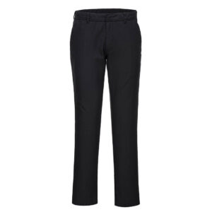 Női Stretch Slim Chino nadrág – Szín: Fekete, Méret: 40