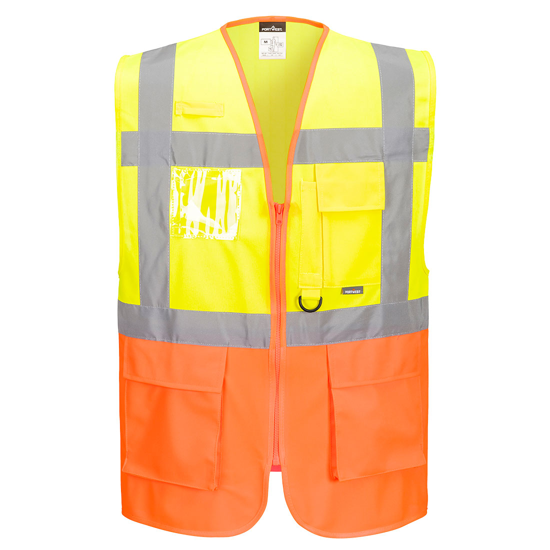 Prága executive mellény – Szín: Sarga-narancs, Méret: Xxxl