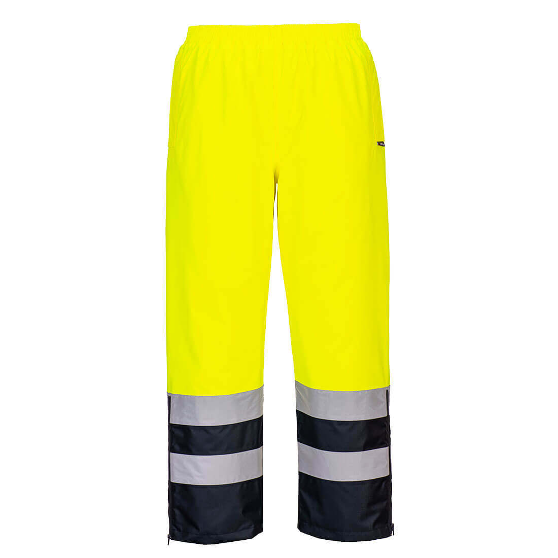 Hi-Vis lélegző nadrág – Szín: Sarga-navy, Méret: Xxxl