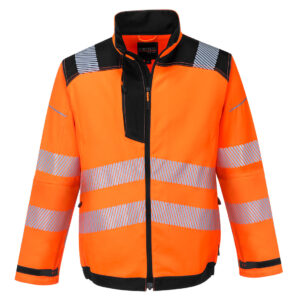 PW3 Hi-Vis kabát – Szín: Narancs-fekete, Méret: Xxxl